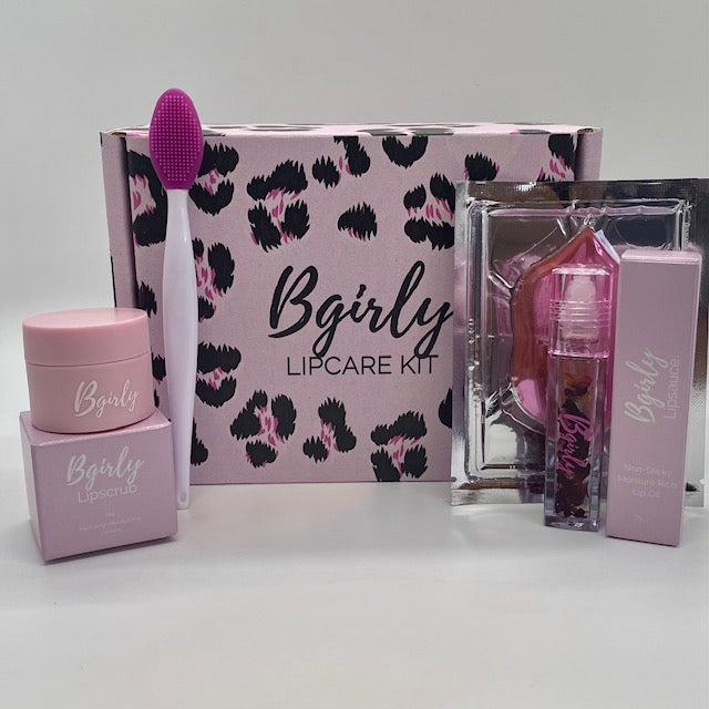 Lip scrub lip oil and lip care